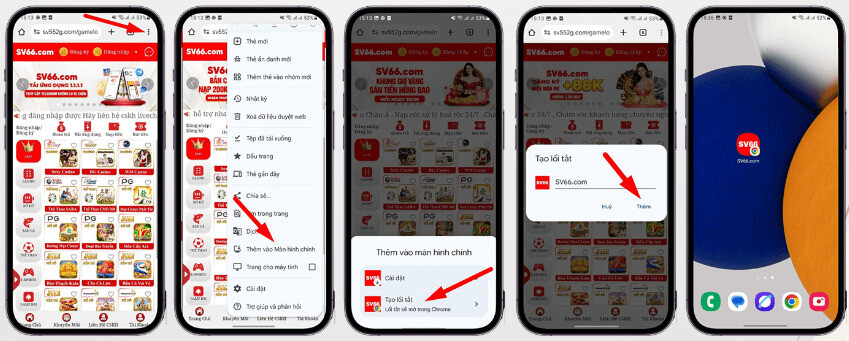 Hướng dẫn tải app SV66 cho điện thoại IOS và Android 17 Chọn tải app cho Android